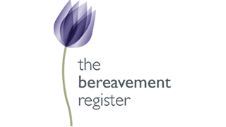 The bereavement register logo