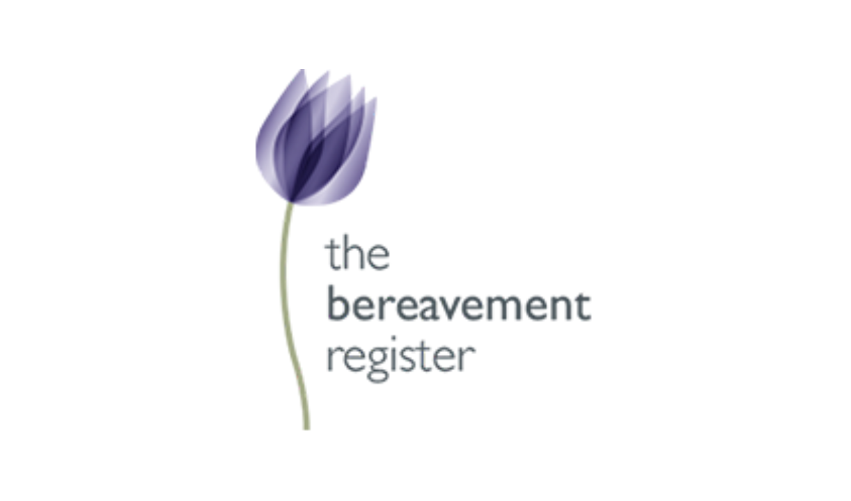 The bereavement register logo