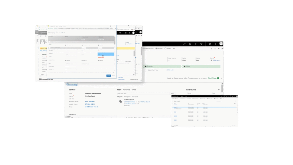 Merge and Deduplication Data Cleansing